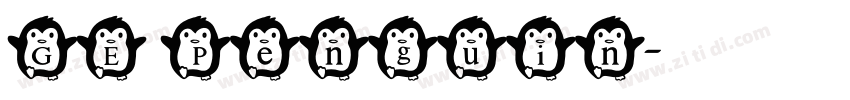GE Penguin字体转换